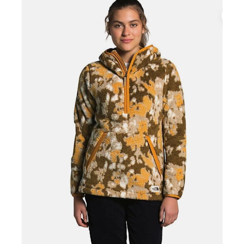 The North Face Campshire Fleece 2.0 Pullover Hoodie Jacket Womens Size‎ L Cozy